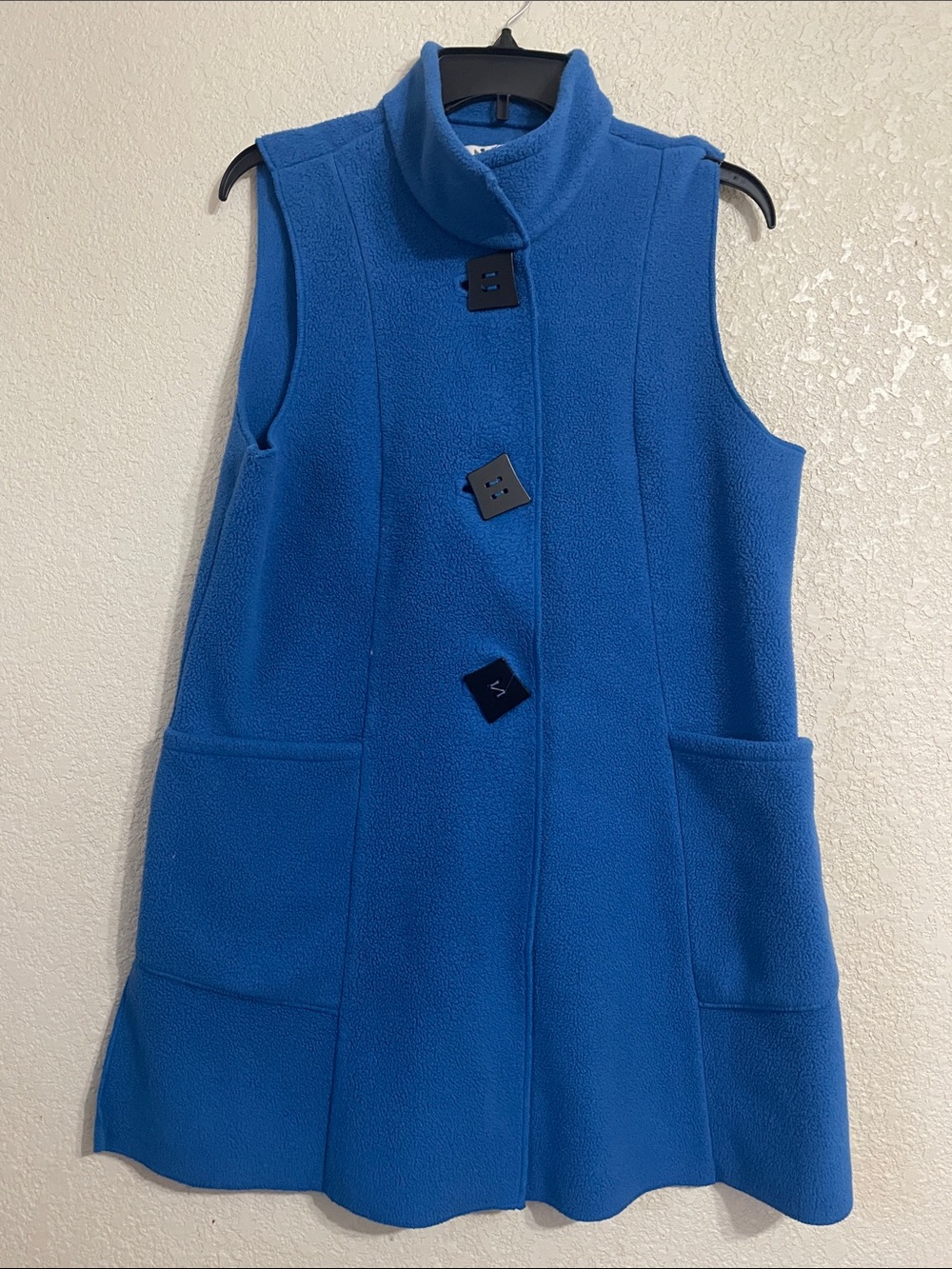 Vintage Janska Blue / Aqua Sleeveless Fleece Vest